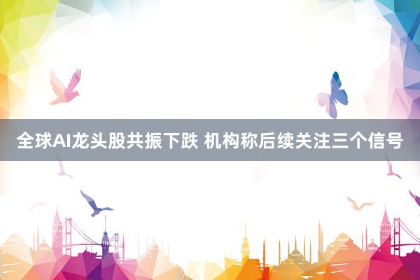 全球AI龙头股共振下跌 机构称后续关注三个信号