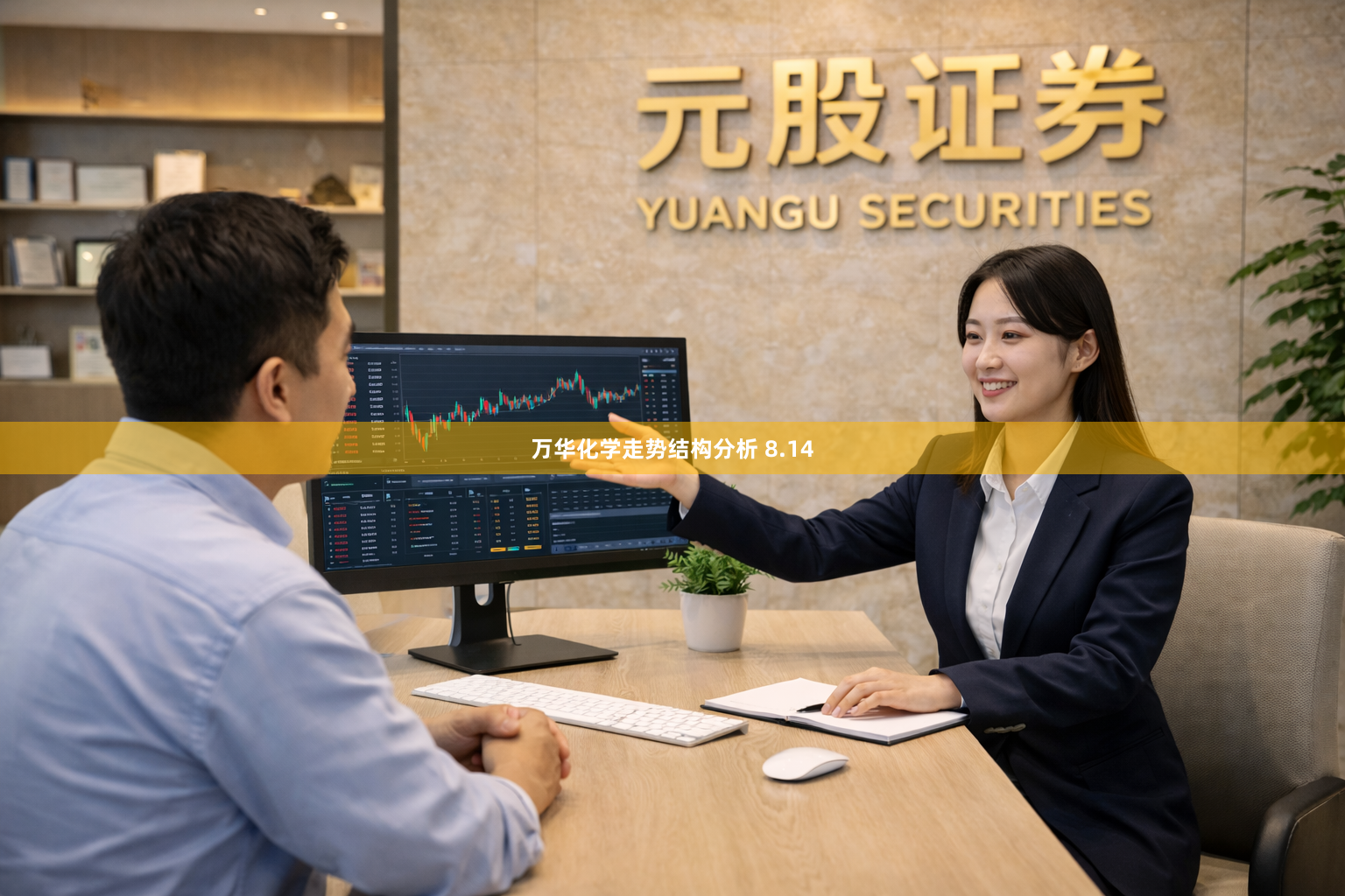 万华化学走势结构分析 8.14