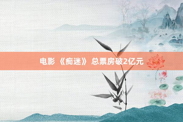 电影 《痴迷》 总票房破2亿元