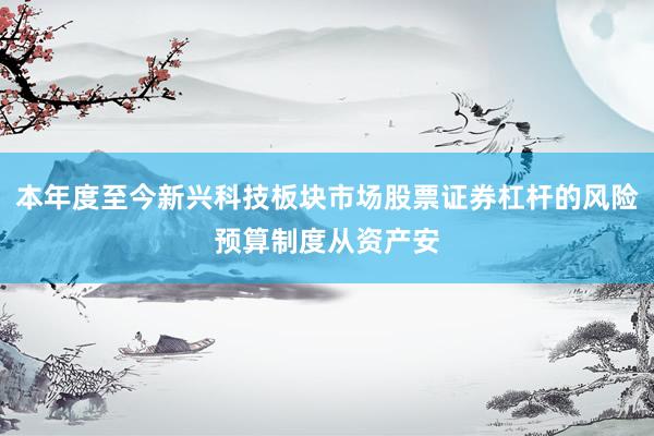 本年度至今新兴科技板块市场股票证券杠杆的风险预算制度从资产安