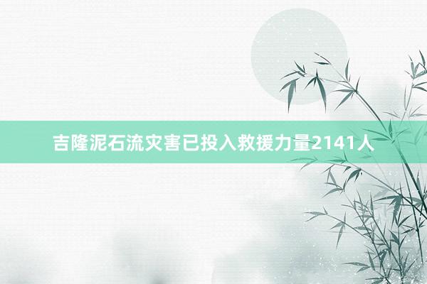 吉隆泥石流灾害已投入救援力量2141人