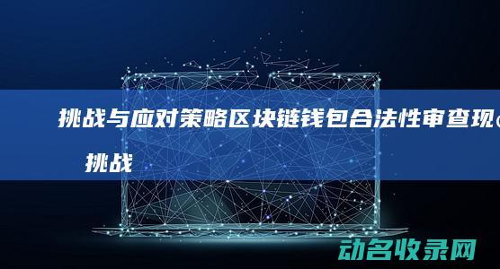 挑战与应对策略 区块链钱包合法性审查 现状 (挑战与应对策略)