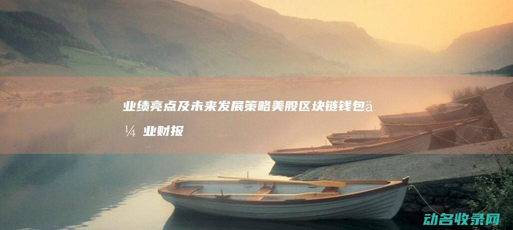 业绩亮点及未来发展策略 美股区块链钱包企业财报解读 (业绩亮点及未来怎么写)