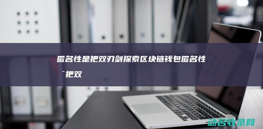 匿名性是把双刃剑 探索区块链钱包 (匿名性是把双重否定吗)