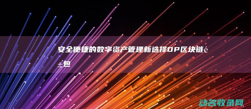 安全便捷的数字资产管理新选择 DP区块链钱包 (安全便捷的数码产品)